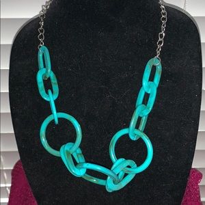 Marble Teal Necklace & Earring Set
